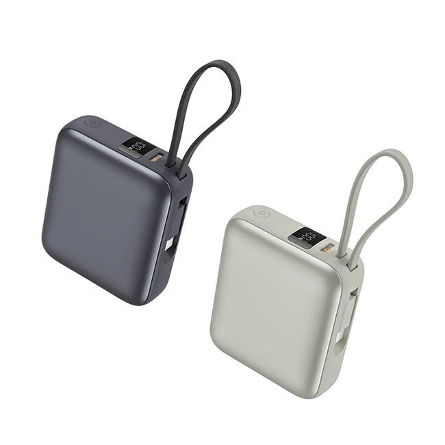 Small Power Bank With Built in Cable manufacturers